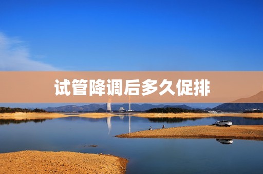 试管降调后多久促排
