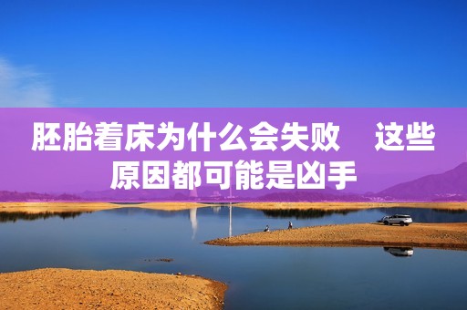 胚胎着床为什么会失败    这些原因都可能是凶手