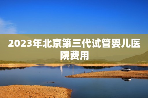 2023年北京第三代试管婴儿医院费用