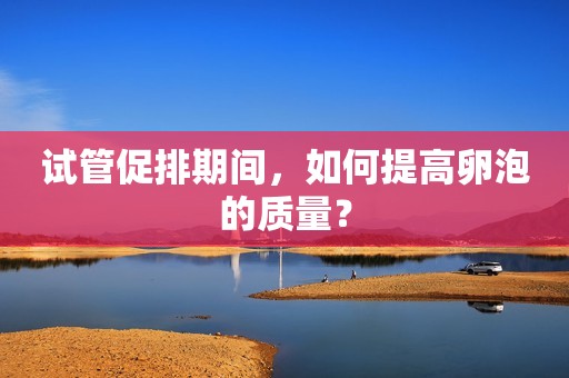 试管促排期间，如何提高卵泡的质量？