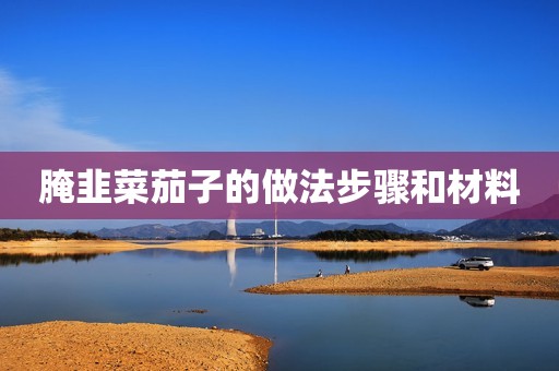 腌韭菜茄子的做法步骤和材料