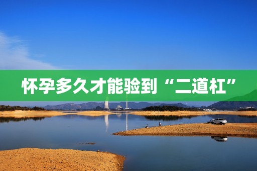 怀孕多久才能验到“二道杠”