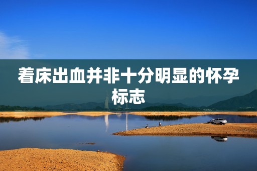 着床出血并非十分明显的怀孕标志
