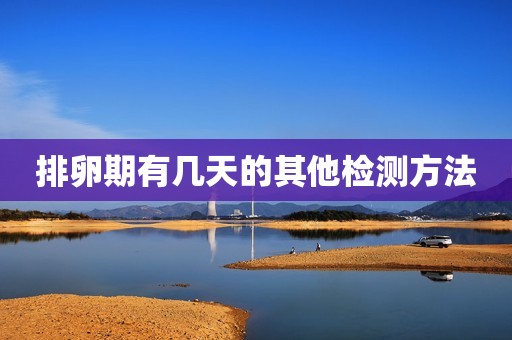 排卵期有几天的其他检测方法