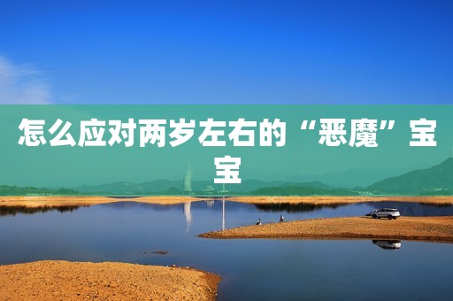 怎么应对两岁左右的“恶魔”宝宝