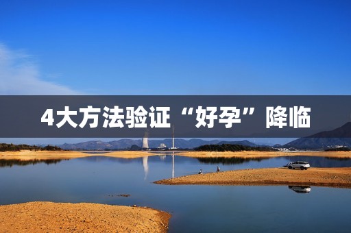 4大方法验证“好孕”降临