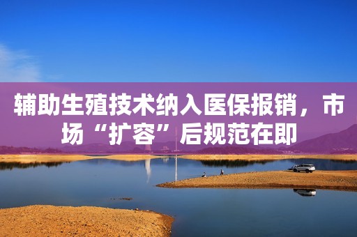 辅助生殖技术纳入医保报销，市场“扩容”后规范在即