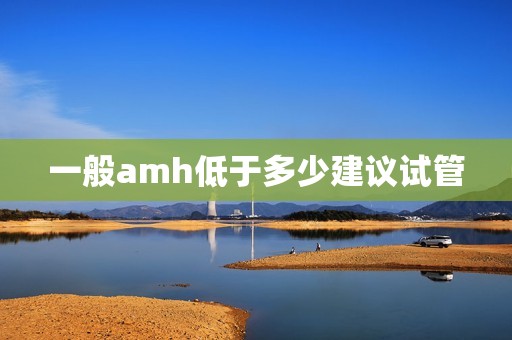一般amh低于多少建议试管