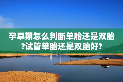 孕早期怎么判断单胎还是双胎?试管单胎还是双胎好?