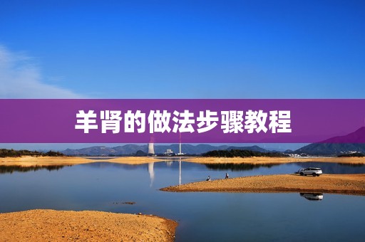 羊肾的做法步骤教程