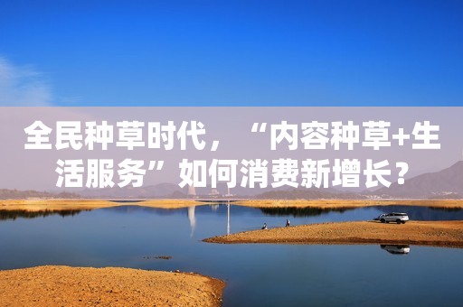 全民种草时代，“内容种草+生活服务”如何消费新增长？