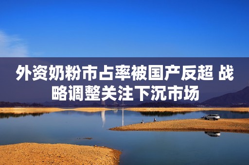 外资奶粉市占率被国产反超 战略调整关注下沉市场