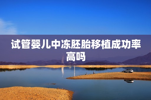 试管婴儿中冻胚胎移植成功率高吗