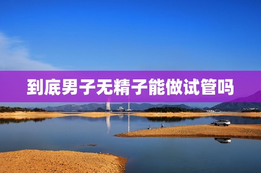 到底男子无精子能做试管吗