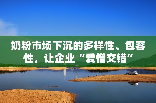 奶粉市场下沉的多样性、包容性，让企业“爱憎交错”