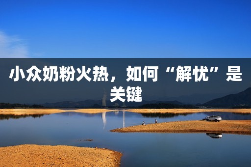 小众奶粉火热，如何“解忧”是关键