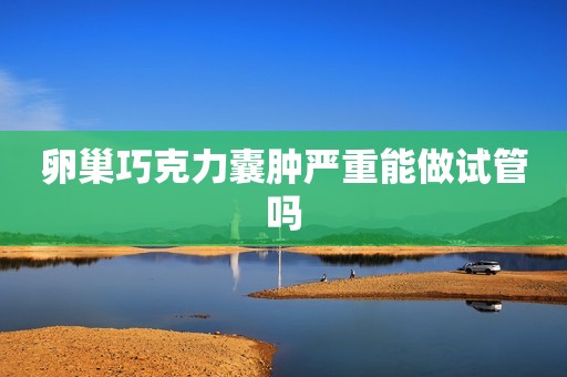 卵巢巧克力囊肿严重能做试管吗