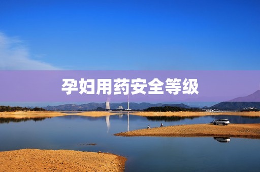 孕妇用药安全等级