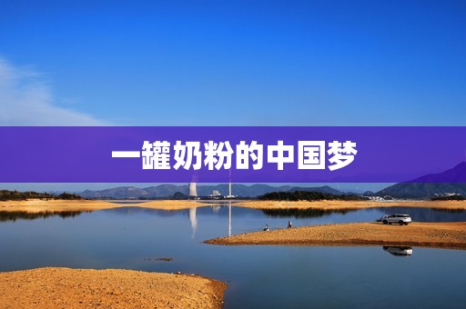 一罐奶粉的中国梦