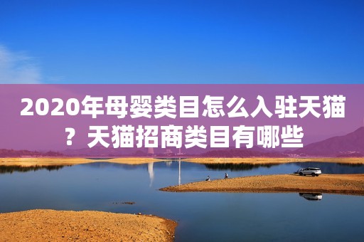 2020年母婴类目怎么入驻天猫？天猫招商类目有哪些