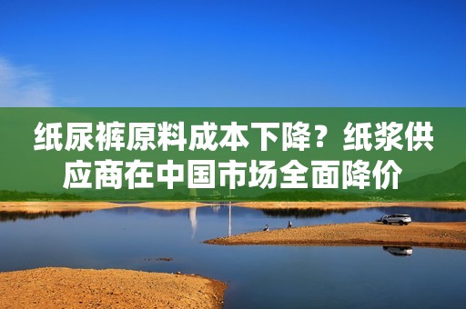 纸尿裤原料成本下降？纸浆供应商在中国市场全面降价