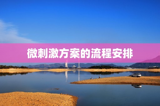 微刺激方案的流程安排