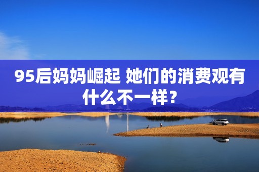 95后妈妈崛起 她们的消费观有什么不一样？