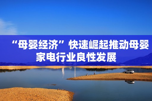 “母婴经济”快速崛起推动母婴家电行业良性发展