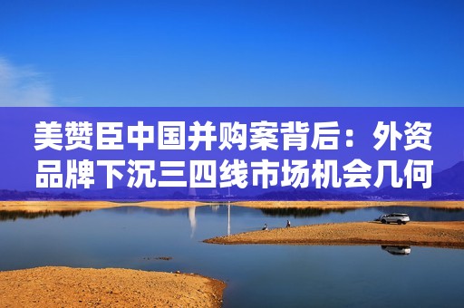 美赞臣中国并购案背后：外资品牌下沉三四线市场机会几何