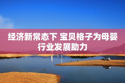 经济新常态下 宝贝格子为母婴行业发展助力