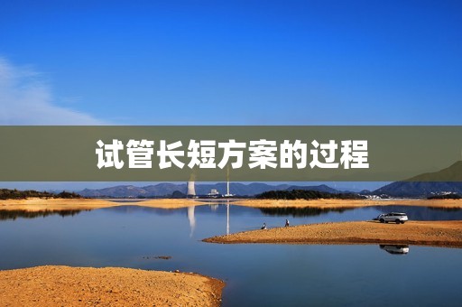 详细阅读:试管长短方案的过程 试管长短方案的过程