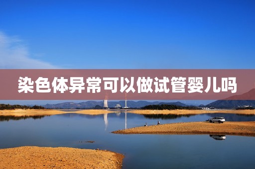 染色体异常可以做试管婴儿吗