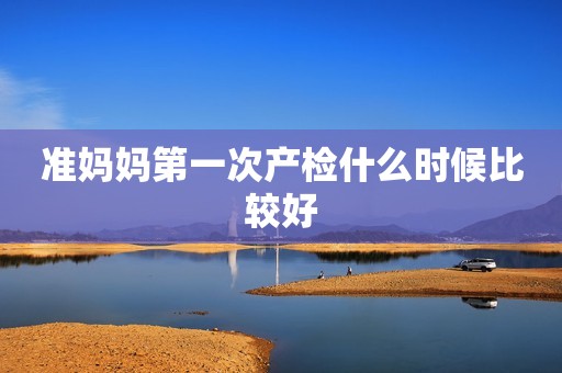 准妈妈第一次产检什么时候比较好