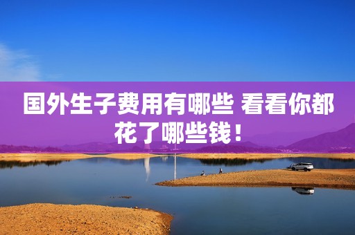 国外生子费用有哪些 看看你都花了哪些钱！