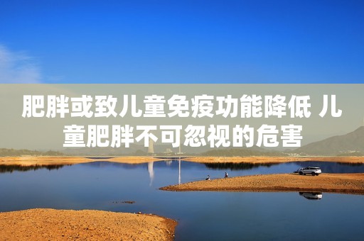 肥胖或致儿童免疫功能降低 儿童肥胖不可忽视的危害
