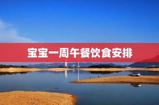 宝宝一周午餐饮食安排