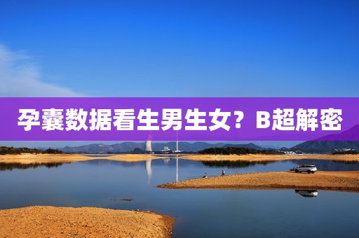 孕囊数据看生男生女？B超解密