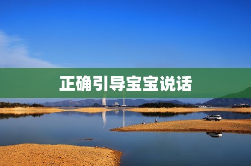 正确引导宝宝说话