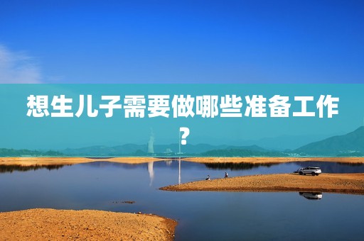 想生儿子需要做哪些准备工作？