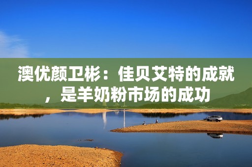 澳优颜卫彬：佳贝艾特的成就，是羊奶粉市场的成功
