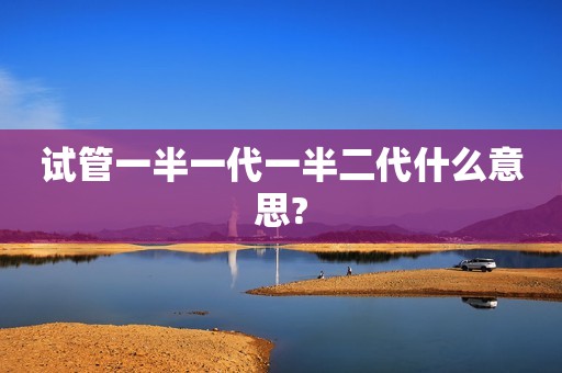 试管一半一代一半二代什么意思?