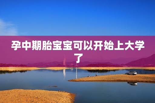 孕中期胎宝宝可以开始上大学了