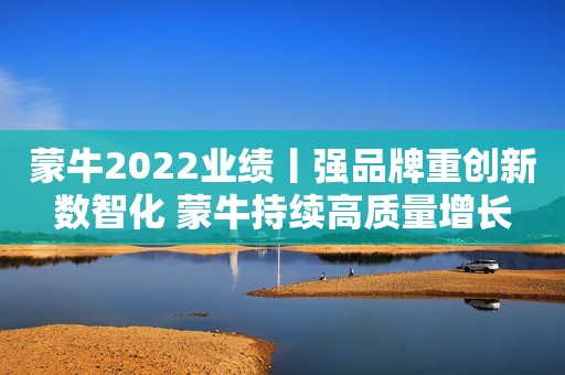 蒙牛2022业绩丨强品牌重创新数智化 蒙牛持续高质量增长