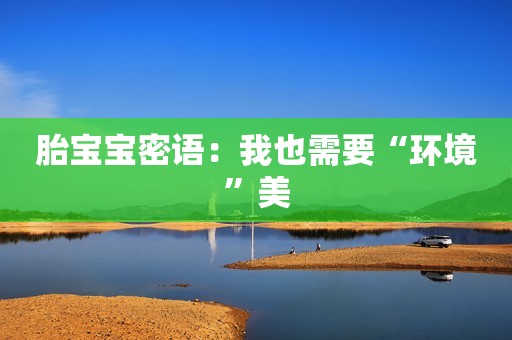 胎宝宝密语：我也需要“环境”美
