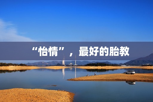“怡情”，最好的胎教