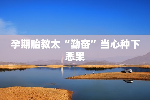 孕期胎教太“勤奋”当心种下恶果