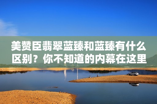 美赞臣翡翠蓝臻和蓝臻有什么区别？你不知道的内幕在这里！