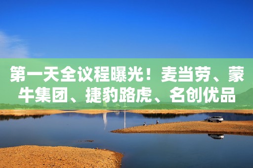 第一天全议程曝光！麦当劳、蒙牛集团、捷豹路虎、名创优品、小米国际等100+品牌将齐聚首届品创·全球品牌节