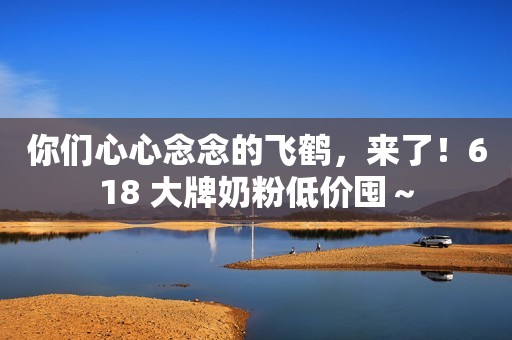 你们心心念念的飞鹤，来了！618 大牌奶粉低价囤～