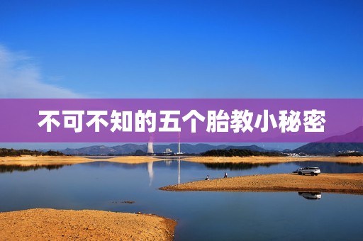 不可不知的五个胎教小秘密